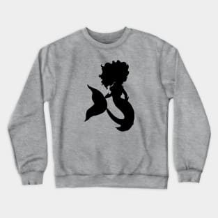 Carefree Mermaid Silhouette Crewneck Sweatshirt